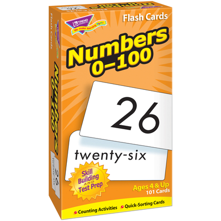 TREND ENTERPRISES Numbers 0-100 Skill Drill Flash Cards T53107